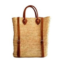 Natural Palm Handwoven Moroccan Ecofriendly Backpack - Basics and Organics
