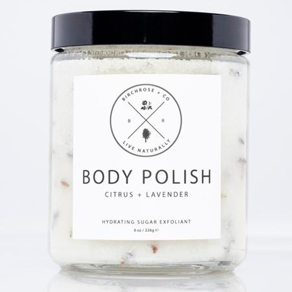 Nourising Organic Body Polish - Ginger Citrus + Lavender - Basics and Organics