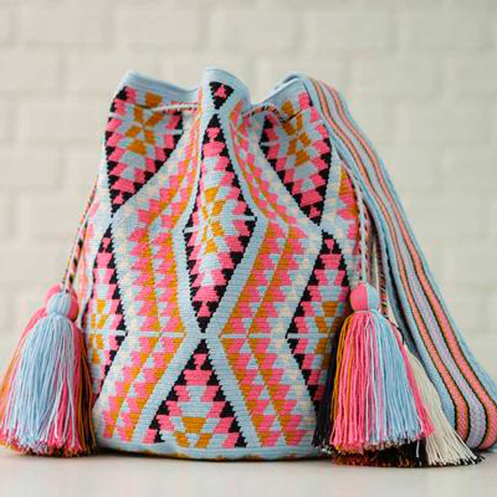 Ines Ethnic Handmade Colombian Wayuu Bag - Basics and Organics