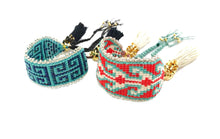 Vera Chaang Fes Bohemme Handmade Aqua Bracelet - Basics and Organics