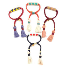 Vera Chaang Heart Handmade Funky Tassels Bracelet - Basics and Organics