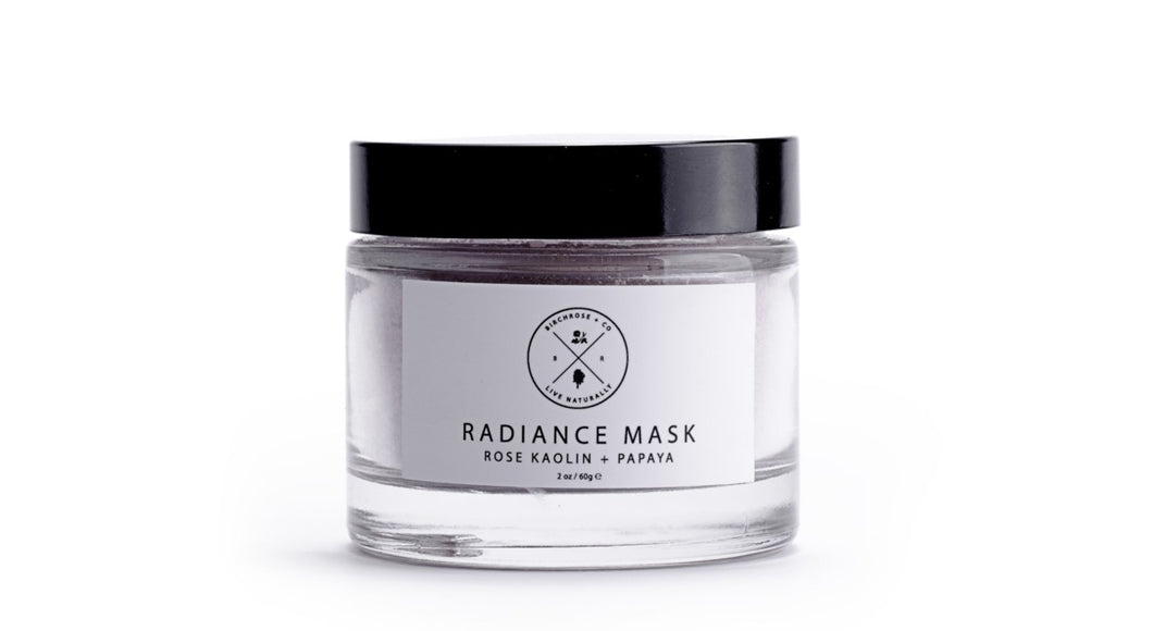 Radiance Face Mask - Rose Kaolin + Papaya