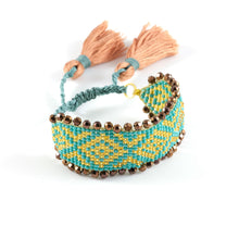 Vera Chaang Fes Handwoven Crystals Bracelet - Basics and Organics
