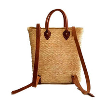 Natural Palm Handwoven Moroccan Ecofriendly Backpack - Basics and Organics