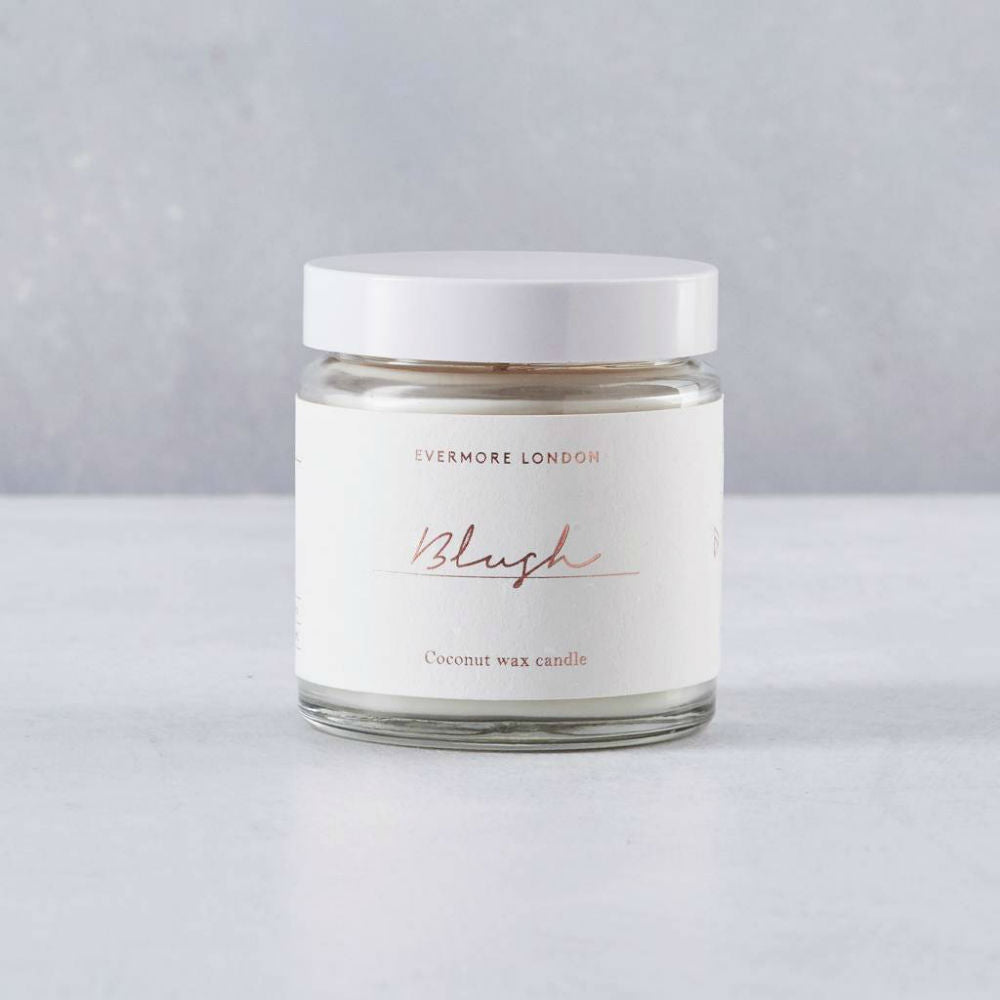 Blush Hand Poured Organic Coconut Wax Candle-  120 ml - Basics and Organics