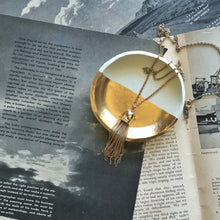 Gold Dipped Handmade Jewelry  and Ring Dish - Basics and Organics