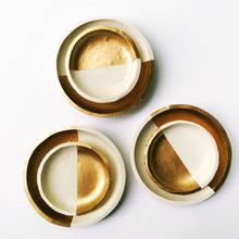 Gold Dipped Handmade Jewelry  and Ring Dish - Basics and Organics