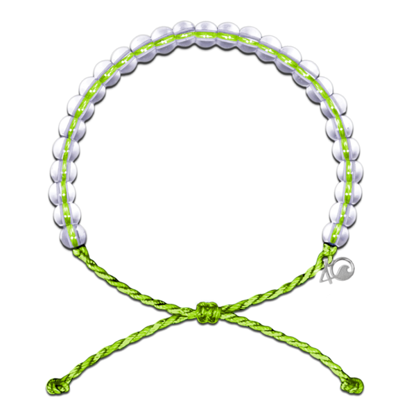 4ocean- Unisex,  Recycled Glass and Plastic Bracelet - Multiple Colors Available - Basics and Organics