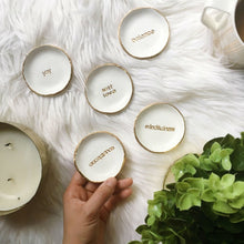 One Word Handmade Jewelry and Ring Dish - Basics and Organics