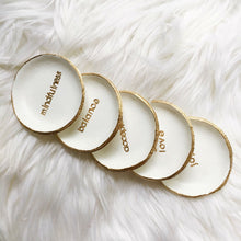 One Word Handmade Jewelry and Ring Dish - Basics and Organics
