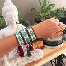 Vera Chaang Mila Handmade Extenbable Crystals and Beads Bracelet - Basics and Organics