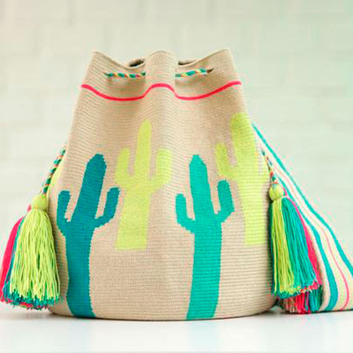 Cactus Ethnic Handmade Colombian Wayuu Bag - Basics and Organics