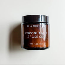 Bell Mountain Coconut Milk & Rose Clay - 100% Natural Face Mask - Basics and Organics
