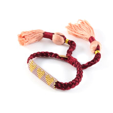 Vera Chaang Heart Handmade Funky Tassels Bracelet - Basics and Organics