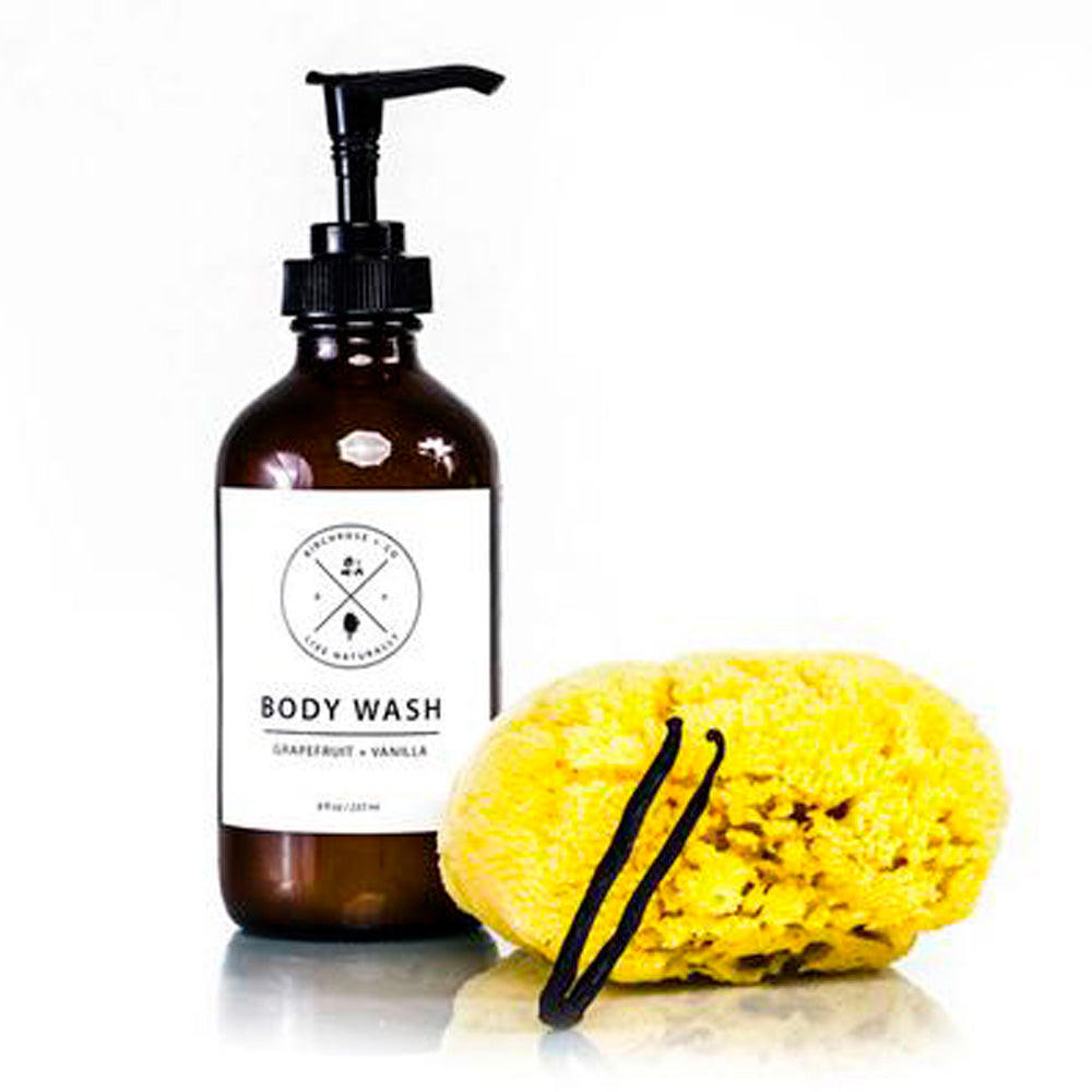 Uplifting Organic Grapefruit + Vanilla Body Wash - Basics and Organics