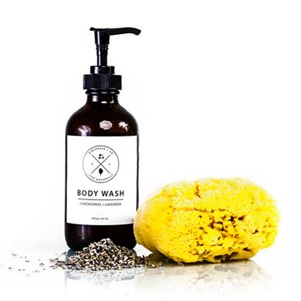 Fresh Organic Lemongrass + Lavender Body Wash - Basics and Organics