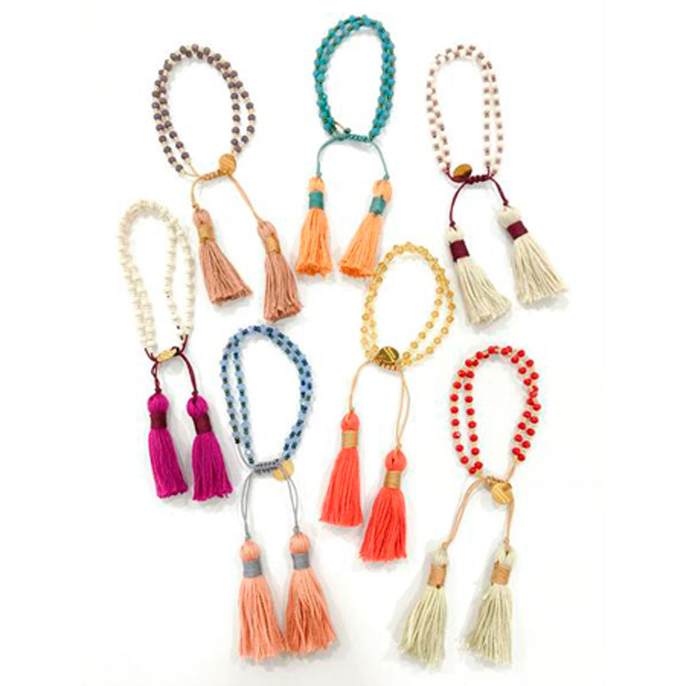 Vera Chaang Ganesha Handmade Boho Extendable Cotton bracelet - Basics and Organics