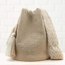 Chila Nina Handmade Colombian Bag in beautiful neutral colors  - Basics and Organics