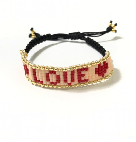 Vera Chaang “Love” Handmade Bracelet